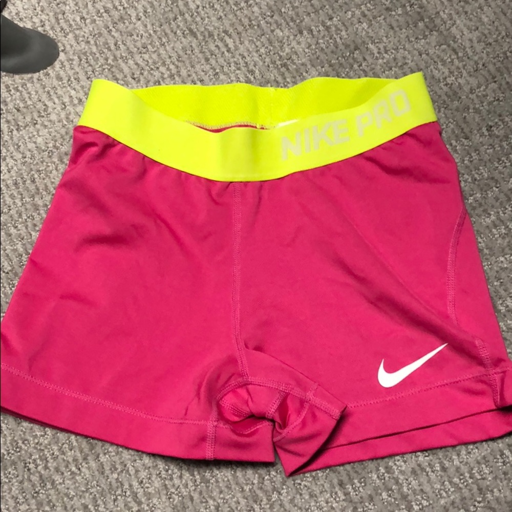 Nike pro spandex shorts